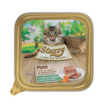 STUZZY CAT PATE' VITELLO/CAROTE 100 GR