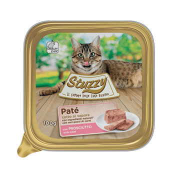 STUZZY CAT PATE' PROSCIUTTO 100GR