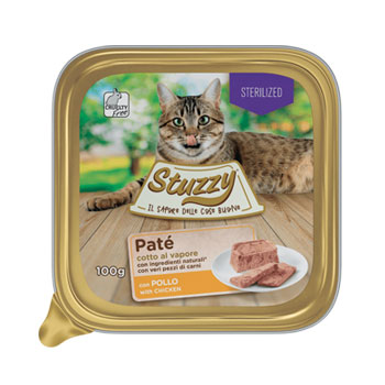 STUZZY CAT PATE' STERILIZZATI 100GR
