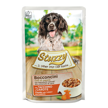 STUZZY DOG BUSTE BOCCONCINI AL TACCHINO 100GR