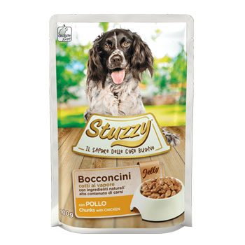 STUZZY DOG BUSTE BOCCONCINI POLLO JELLY 100GR