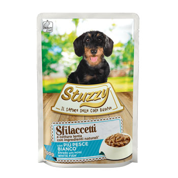 STUZZY DOG SFILACCETTI PESCE BIANCO 100GR