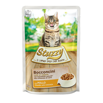 STUZZY CAT BOCCONCINI AL POLLO BUSTA 85GR