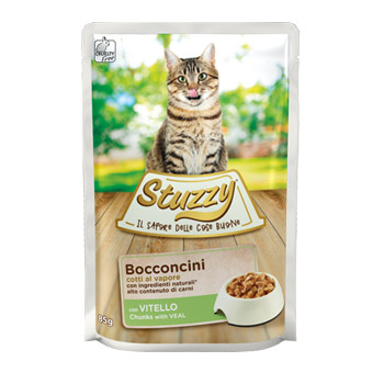 STUZZY CAT BOCCONCINI VITELLO BUSTA 85GR