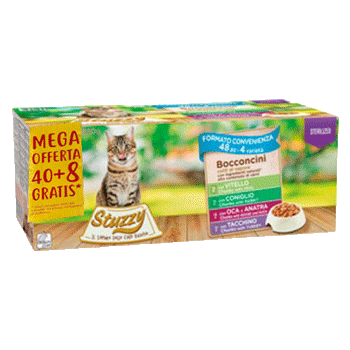 STUZZY CAT MEGAPACK STERILIZED BUSTE 48*85GR
