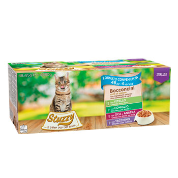 STUZZY CAT MEGAPACK STERILIZED BUSTE 48*85GR