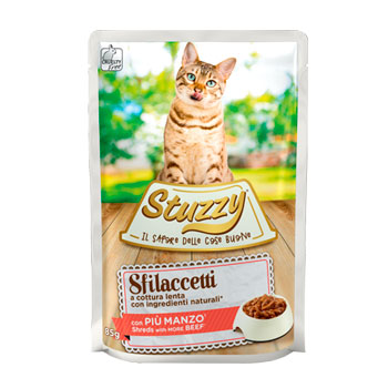 STUZZY CAT SFILACCETTI MANZO BUSTA 85 GR