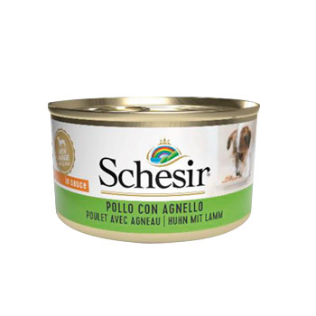 SCHESIR DOG MINI POLLO AGNELLO 85 GR