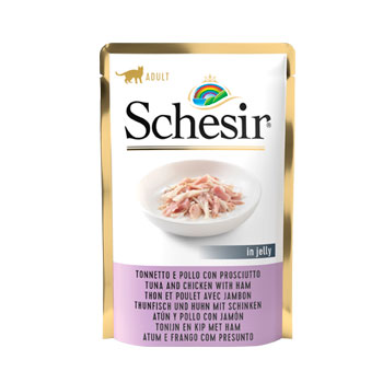 SCHESIR SOFT TONNETTO E POLLO CON PROSCIUTTO 85GR