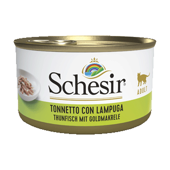 SCHESIR CAT TONNO LAMPUGA 85GR