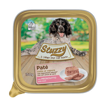 STUZZY DOG PATE' PROSCIUTTO 150GR