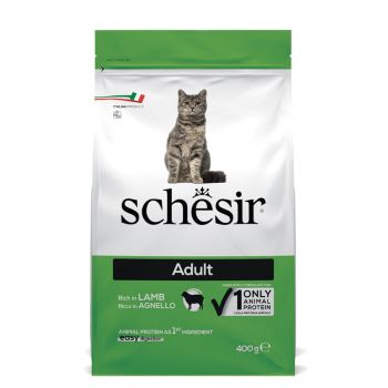 SCHESIR GATTO DRY AGNELLO 400 GR