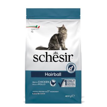 SCHESIR GATTO DRY HAIRBALL 400 GR