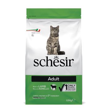SCHESIR GATTO DRY AGNELLO 1,5KG