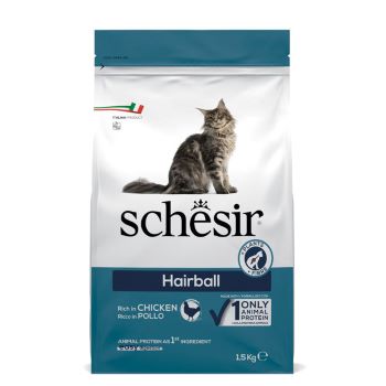 SCHESIR GATTO DRY HAIRBALL 1,5 KG