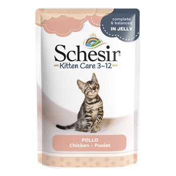 SCHESIR BUSTA KITTEN CARE POLLO 3-12 85GR