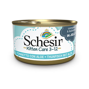 SCHESIR KITTEN TONNO/ALOE 85GR