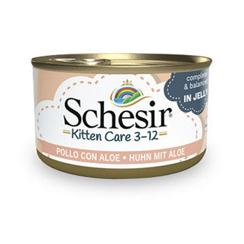 SCHESIR KITTEN POLLO/ALOE 85GR