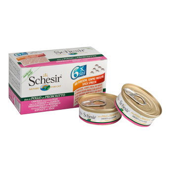 SCHESIR MULTIPACK 6x50gr Filetti Pollo/Prosciutto