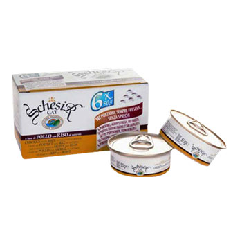 SCHESIR MULTIPACK 6x50gr Filetti Pollo/Riso