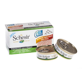 SCHESIR MULTIPACK CAT 6x50gr Tonno e Pollo