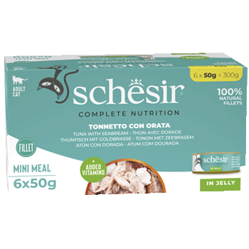 SCHESIR MULTIPACK CAT TONNO/ORATA 6x50GR