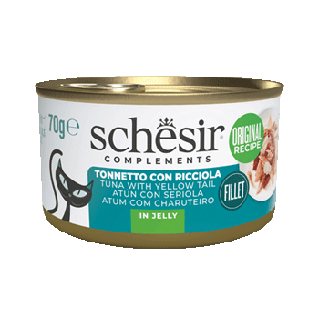 SCHESIR CAT TONNO RICCIOLA 70GR