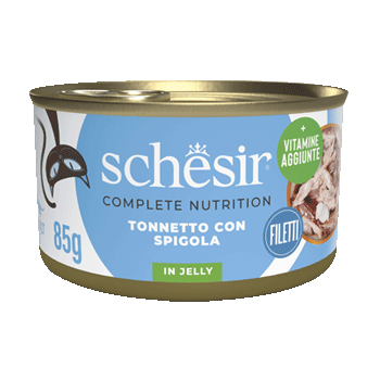 SCHESIR CAT TONNO SPIGOLA 85GR