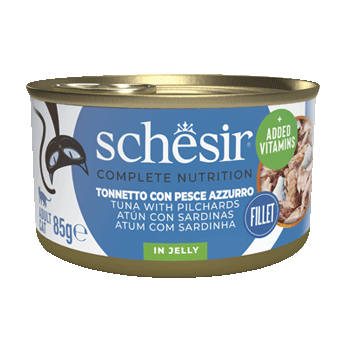 SCHESIR CAT TONNO PESCE AZZURRO 85GR