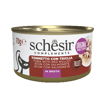 SCHESIR CAT TONNO/TRIGLIA IN BRODO 70GR