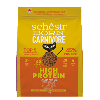 SCHESIR DRY CAT BORN POLLO/UOVO 255GR