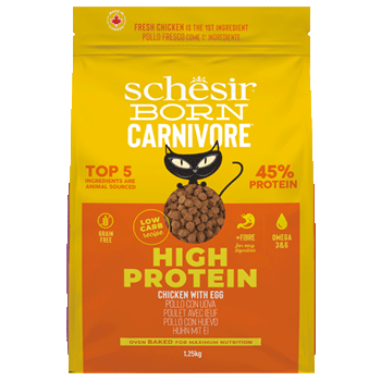 SCHESIR DRY CAT BORN POLLO/UOVO 1,25KG