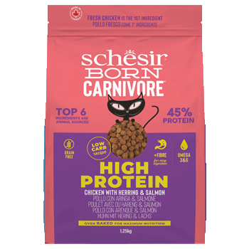 SCHESIR DRY CAT BORN POLLO/ARINGA 1,25KG