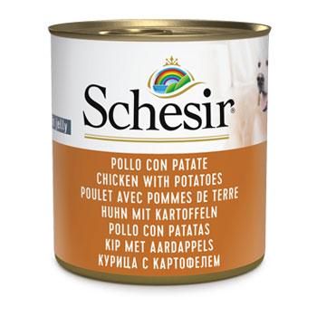 SCHESIR DOG POLLO E PATATE 285G LATTINA