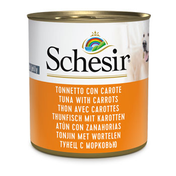 SCHESIR DOG TONNO E CAROTE 285GR LATTINA