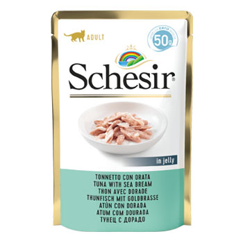 SCHESIR CAT BUSTA DA 50 GR Tonno/Orata