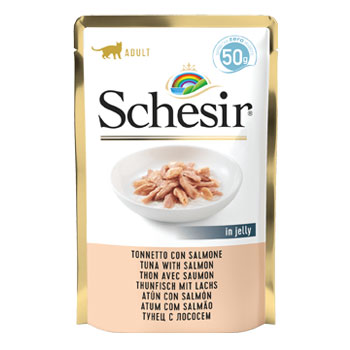 SCHESIR CAT BUSTA DA 50 GR Tonno/Salmone