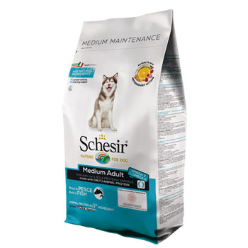 SCHESIR DRY DOG MEDIUM PESCE 3KG