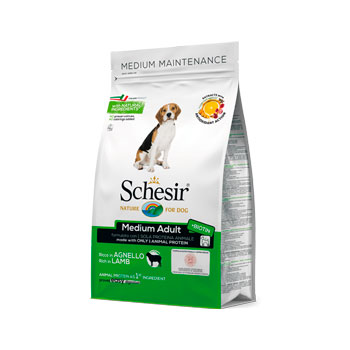 SCHESIR DRY DOG MEDIUM AGNELLO 3KG