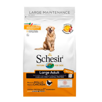 SCHESIR DRY DOG LARGE POLLO 12KG