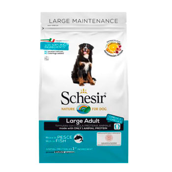 SCHESIR DRY DOG LARGE PESCE 12 KG