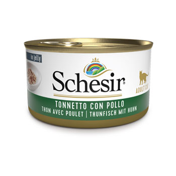 SCHESIR CAT IN GELATINA 85 GR Tonnetto/Pollo