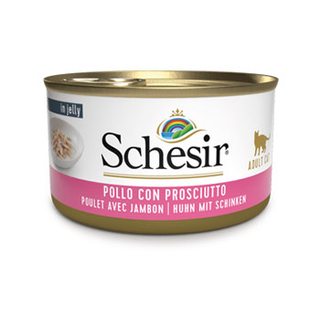 SCHESIR CAT POLLO/PROSCIUTTO 85GR
