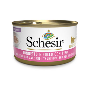 SCHESIR AL NATURALE CON RISO 85 GR Tonnetto/Pollo/Riso