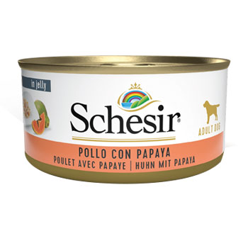 SCHESIR DOG POLLO/PAPAYA 150GR