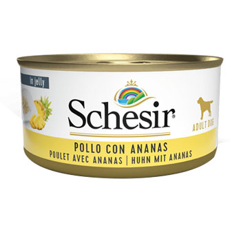 SCHESIR DOG POLLO/ANANAS 150GR
