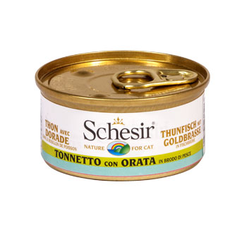 SCHESIR CAT IN BRODO 70 GR Tonnetto/Orata