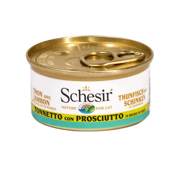 SCHESIR CAT IN BRODO 70 GR Tonnetto/Prosciutto
