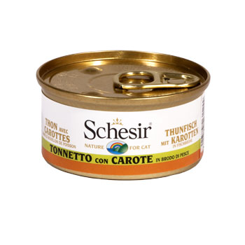 SCHESIR CAT IN BRODO 70 GR Tonnetto/Carote