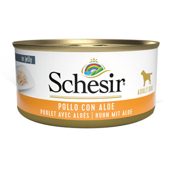 SCHESIR DOG POLLO/ALOE 150GR